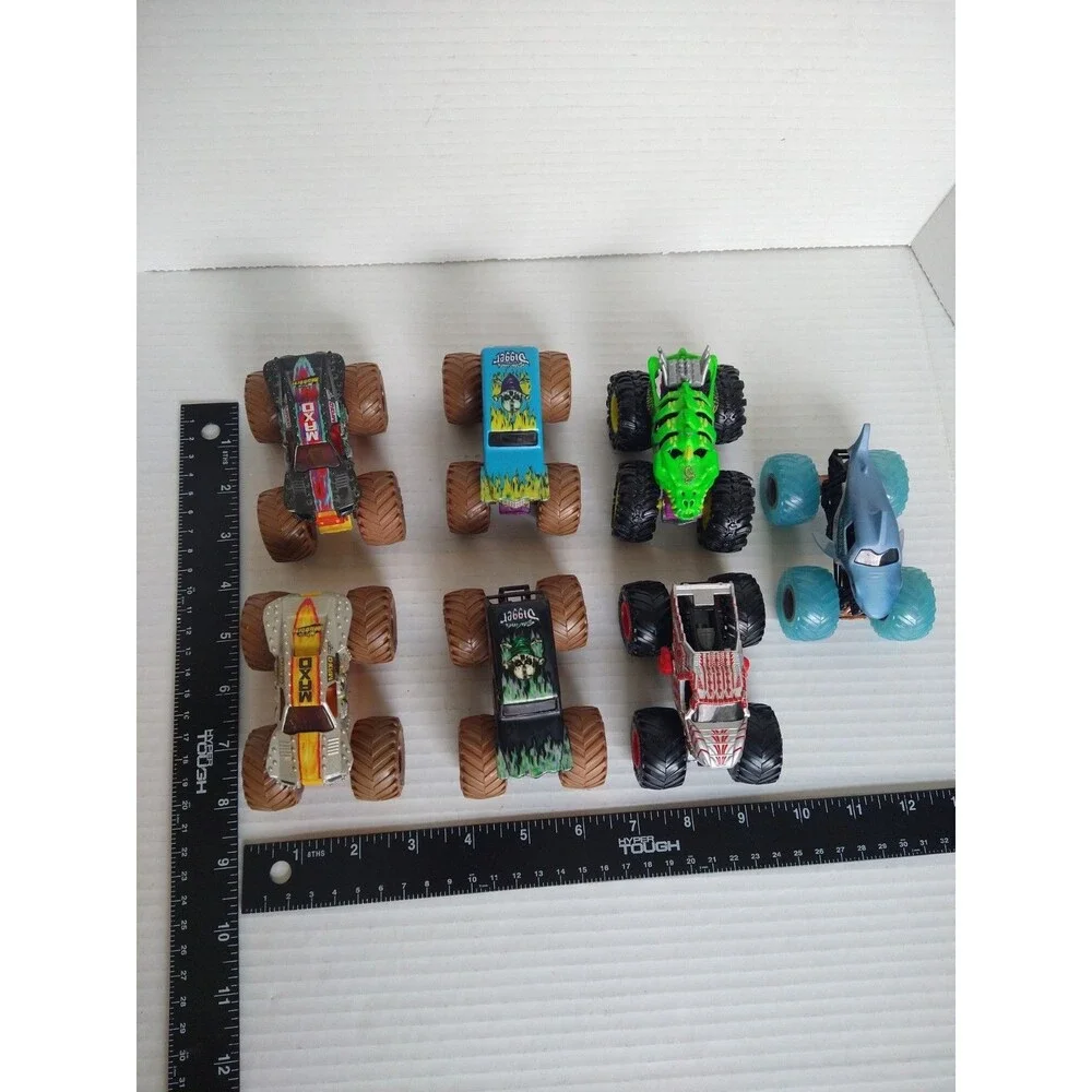 Lot of 7 Hot Wheels Monster Jam Trucks